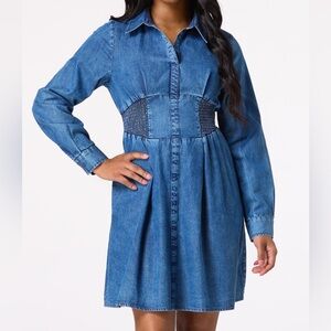 ❤️Cato Denim Blue Women's Plus Size Dress